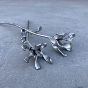 studio kortleve swirl flower stainless steel flower